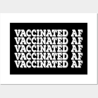 Vaccinated AF Vaccine Virus Pro vaccination definition Posters and Art